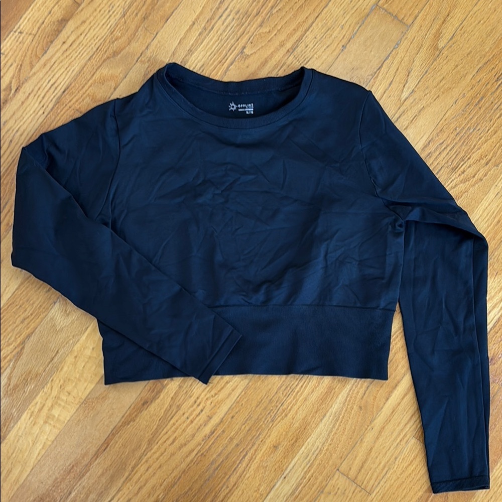 Offline by Aerie Long Sleeve seamless Crop Top